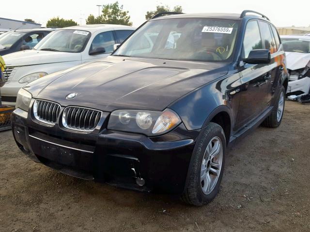 WBXPA93496WG78871 - 2006 BMW X3 3.0I BLACK photo 2