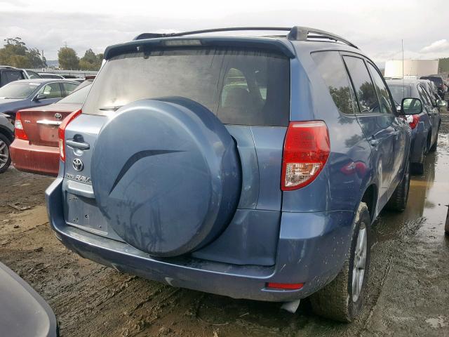 JTMZD31V486060959 - 2008 TOYOTA RAV4 LIMIT BLUE photo 4