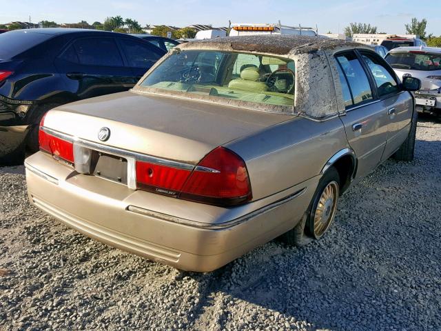 2MEFM75W2YX683819 - 2000 MERCURY GRAND MARQ GOLD photo 4