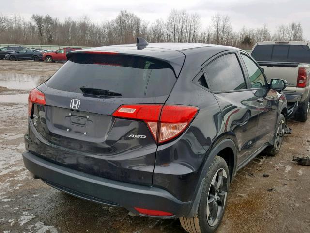 3CZRU6H55JG708878 - 2018 HONDA HR-V EX GRAY photo 4