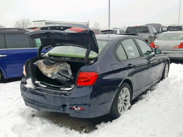 WBA8E5G58GNT41692 - 2016 BMW 320 XI BLUE photo 4