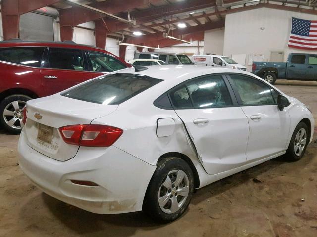 1G1BC5SM0J7162791 - 2018 CHEVROLET CRUZE LS WHITE photo 4