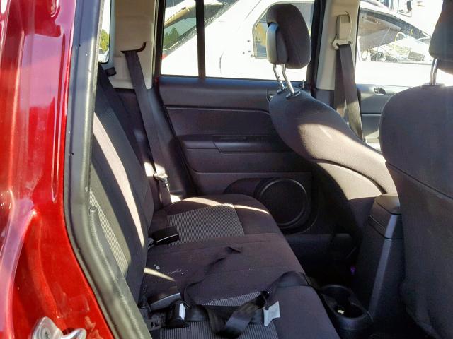 1J4NT1FBXBD204841 - 2011 JEEP COMPASS SP 勃艮第红 照片 6