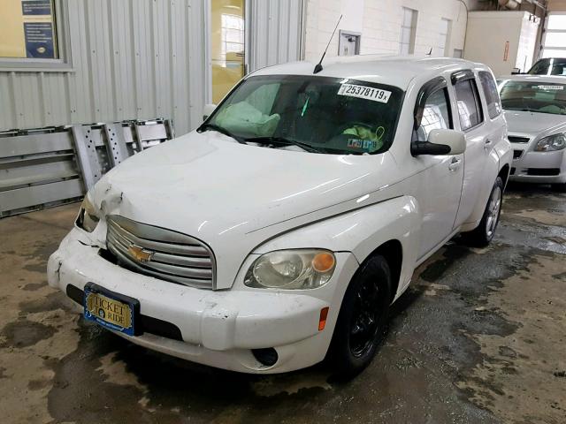 3GNBABDB8AS588101 - 2010 CHEVROLET HHR LT WHITE photo 2