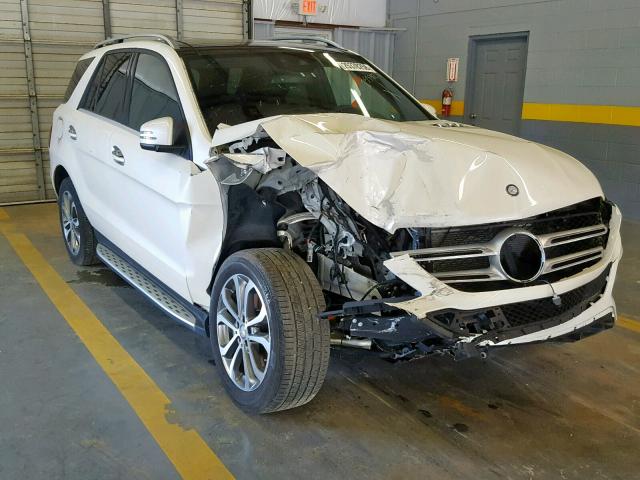 4JGDA5HB4GA723173 - 2016 MERCEDES-BENZ GLE 350 4M WHITE photo 1