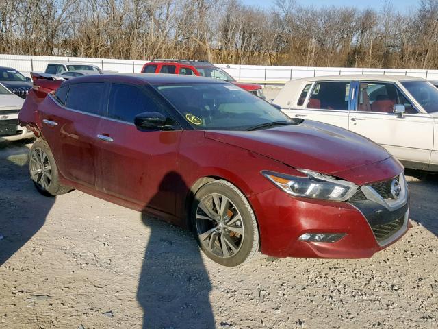 1N4AA6AP2HC403851 - 2017 NISSAN MAXIMA 3.5 MAROON photo 1