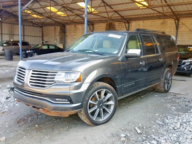 5LMJJ3KT6GEL03753 - 2016 LINCOLN NAVIGATOR GRAY photo 2