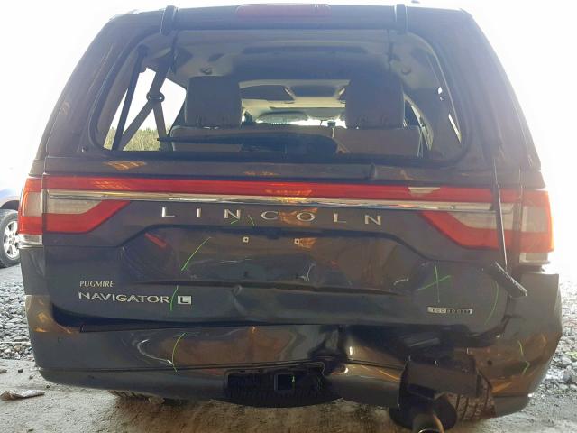 5LMJJ3KT6GEL03753 - 2016 LINCOLN NAVIGATOR GRAY photo 9
