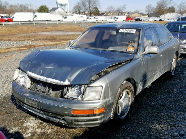 JT8BH28F7V0074432 - 1997 LEXUS LS 400 GRAY photo 2