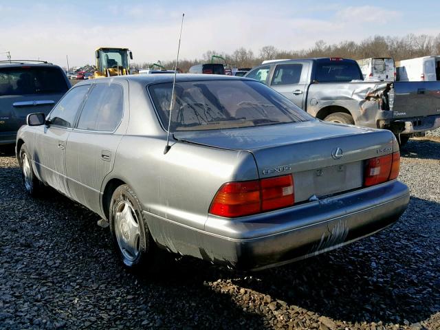 JT8BH28F7V0074432 - 1997 LEXUS LS 400 GRAY photo 3