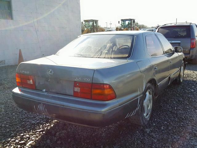 JT8BH28F7V0074432 - 1997 LEXUS LS 400 GRAY photo 4