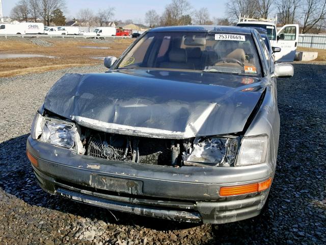 JT8BH28F7V0074432 - 1997 LEXUS LS 400 GRAY photo 9