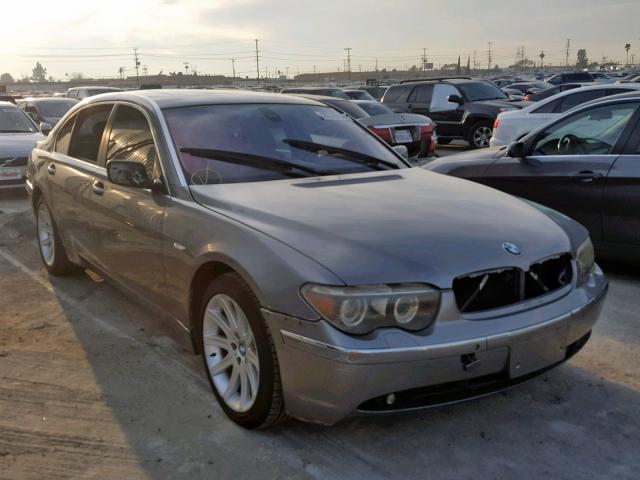 WBAGN63535DS60125 - 2005 BMW 745 LI GRAY photo 1