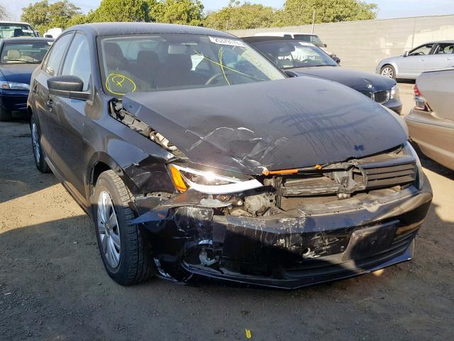 3VW2K7AJ7BM010055 - 2011 VOLKSWAGEN JETTA BASE 黑色 照片 1