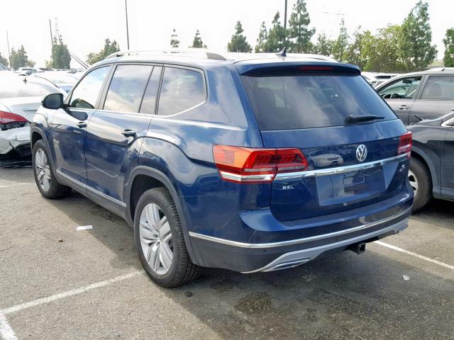 1V2MR2CAXKC510217 - 2019 VOLKSWAGEN ATLAS SEL Mavi foto 3