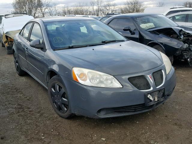 1G2ZF58B574249992 - 2007 PONTIAC G6 VALUE L GRAY photo 1