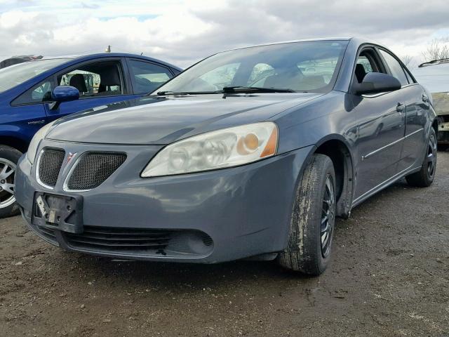 1G2ZF58B574249992 - 2007 PONTIAC G6 VALUE L GRAY photo 2