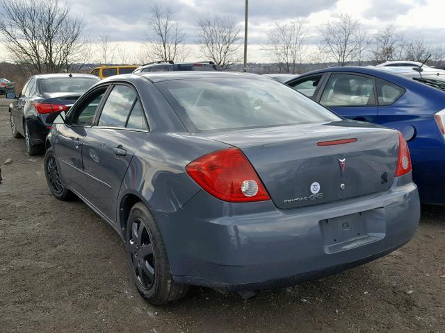 1G2ZF58B574249992 - 2007 PONTIAC G6 VALUE L GRAY photo 3