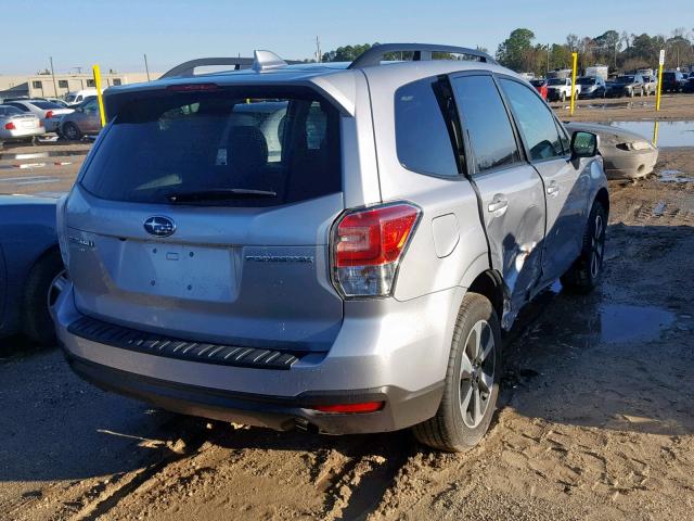 JF2SJAEC5JH568540 - 2018 SUBARU FORESTER 2 SILVER photo 4