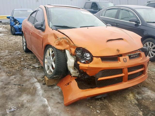 1B3ES66S85D108153 - 2005 DODGE NEON SRT-4 ORANGE photo 1