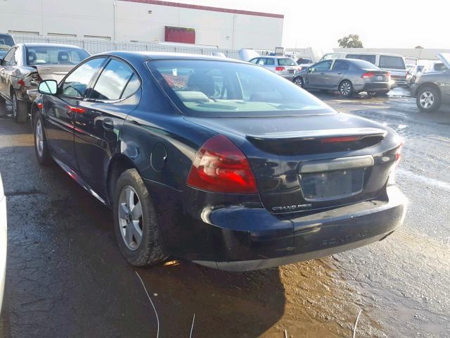 2G2WP522351340390 - 2005 PONTIAC GRAND PRIX BLACK photo 3