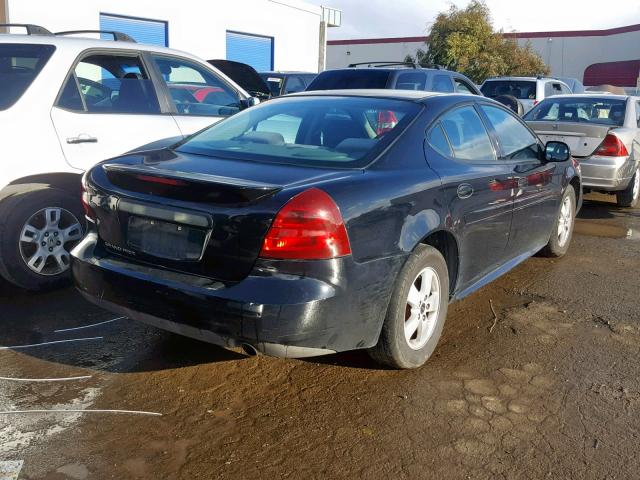 2G2WP522351340390 - 2005 PONTIAC GRAND PRIX BLACK photo 4