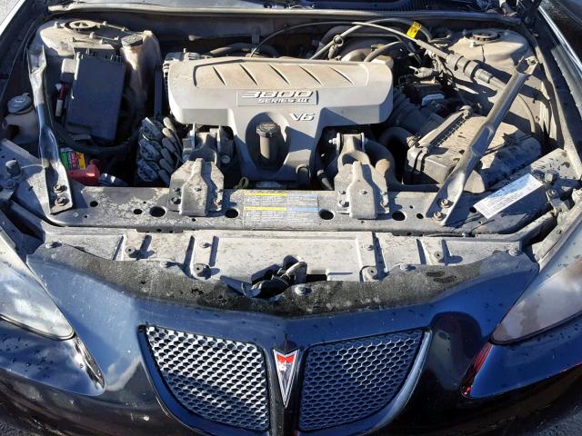 2G2WP522351340390 - 2005 PONTIAC GRAND PRIX BLACK photo 7