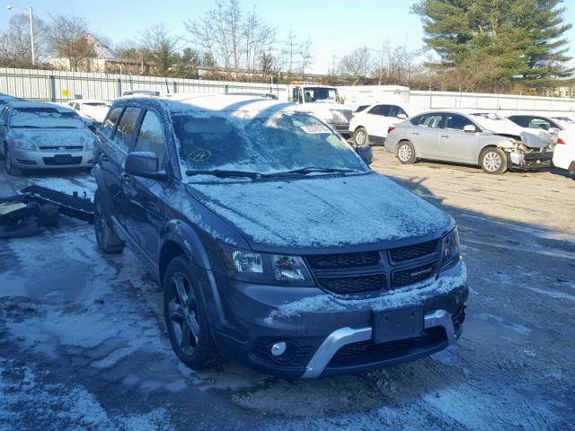 3C4PDCGB6FT587201 - 2015 DODGE JOURNEY CR GRAY photo 1