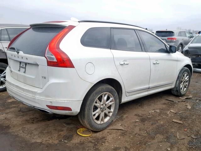 YV440MDJ7G2848609 - 2016 VOLVO XC60 T5 WHITE photo 4