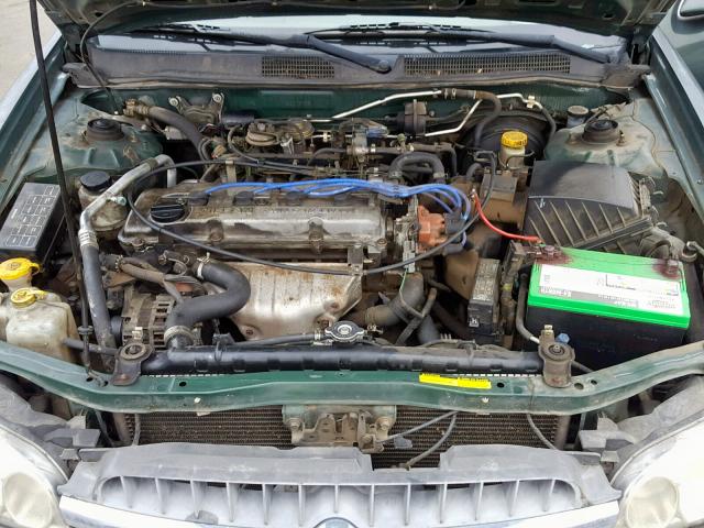 1N4DL01DXYC179125 - 2000 NISSAN ALTIMA XE GREEN photo 7