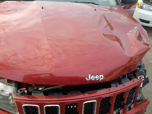 1C4NJCBA9ED789307 - 2014 JEEP COMPASS SP RED photo 7