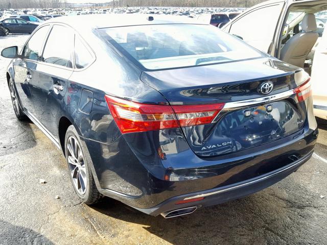 4T1BK1EBXGU213569 - 2016 TOYOTA AVALON XLE BLUE photo 3