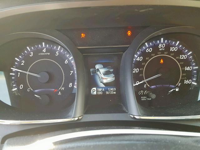 4T1BK1EBXGU213569 - 2016 TOYOTA AVALON XLE BLUE photo 8