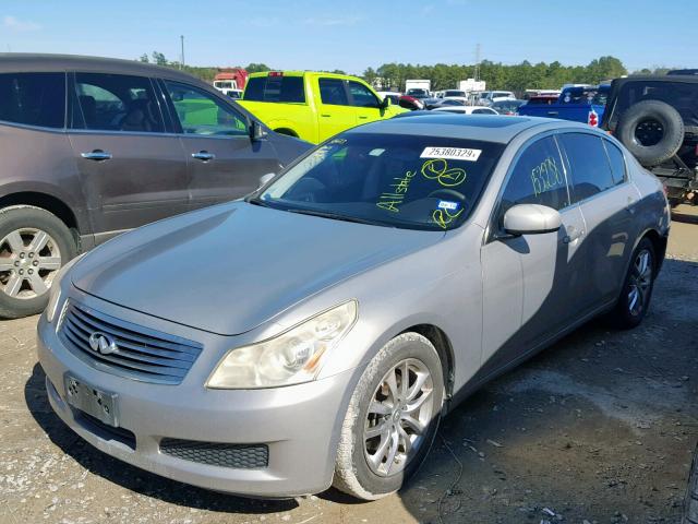 JNKBV61EX8M202306 - 2008 INFINITI G35 TAN photo 2