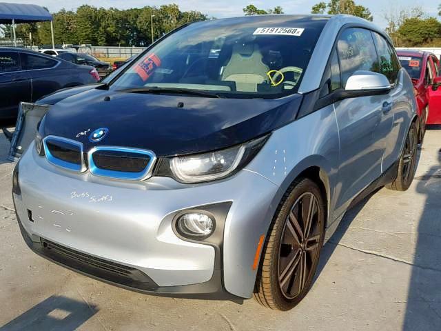WBY1Z4C5XEVX63340 - 2014 BMW I3 REX SILVER photo 2