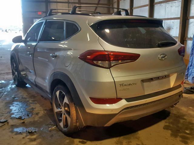 KM8J3CA29GU156078 - 2016 HYUNDAI TUCSON LIM SILVER photo 3