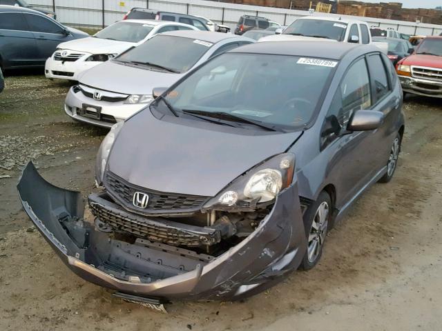 JHMGE8H57DC070225 - 2013 HONDA FIT SPORT CHARCOAL photo 2