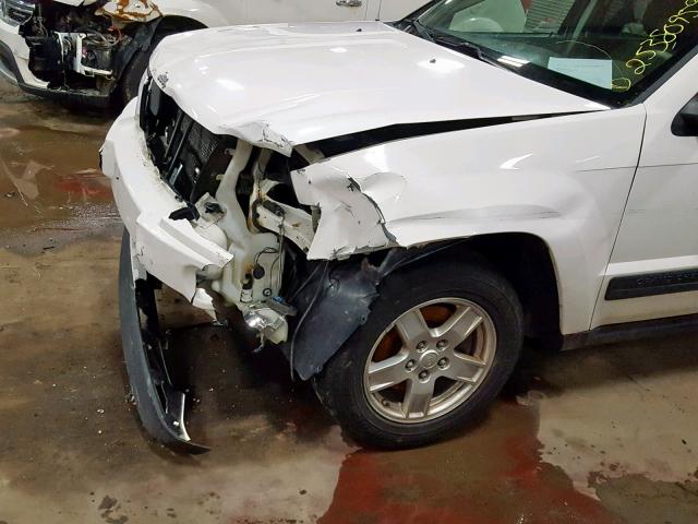 1J8GR48K66C326225 - 2006 JEEP GRAND CHER WHITE photo 9