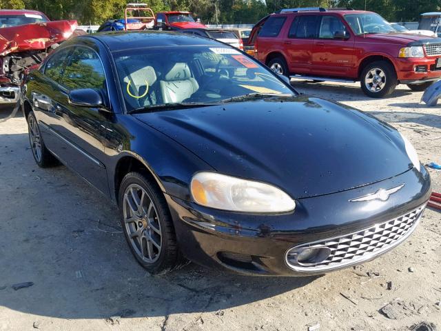 4C3AG52H81E103819 - 2001 CHRYSLER SEBRING LX BLACK photo 1