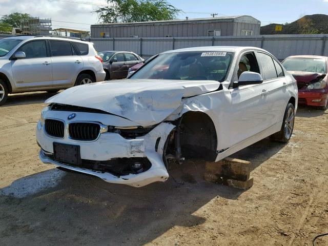 WBA8E9G51GNT87873 - 2016 BMW 328 I SULE WHITE photo 2