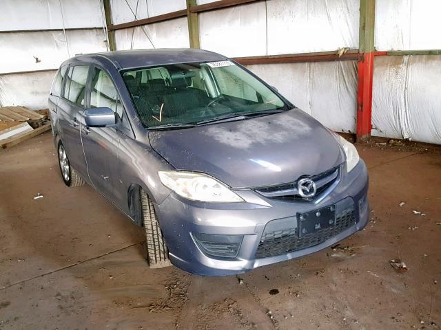 JM1CR2WL1A0366907 - 2010 MAZDA 5 GRAY photo 1