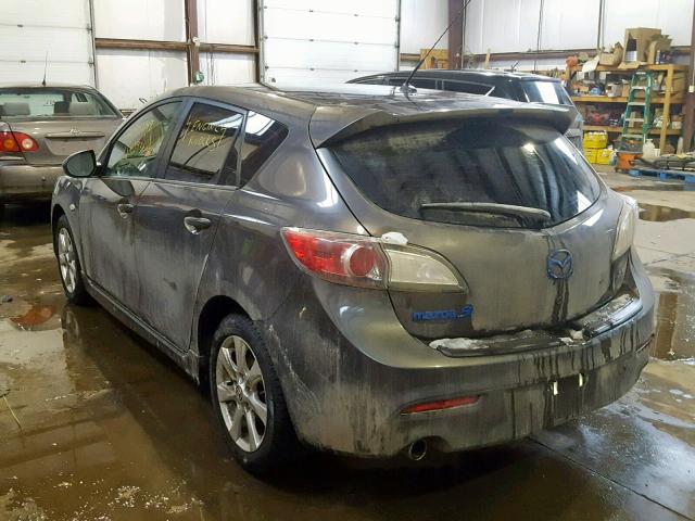 JM1BL1H55A1283805 - 2010 MAZDA 3 S GRAY photo 3