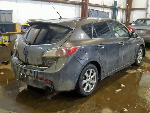 JM1BL1H55A1283805 - 2010 MAZDA 3 S GRAY photo 4