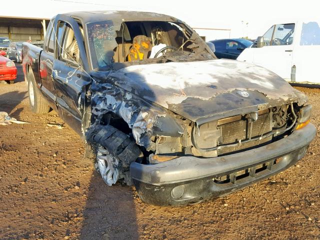 1D7HL38X13S123401 - 2003 DODGE DAKOTA QUA BLACK photo 1