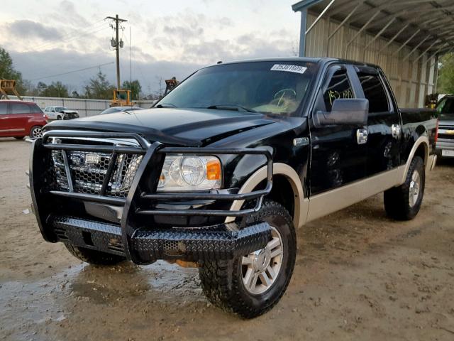 1FTPW14V97FB17978 - 2007 FORD F150 SUPER BLACK photo 2