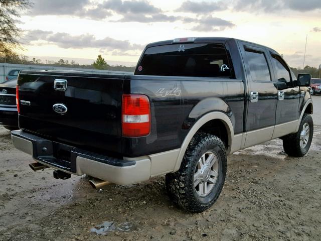 1FTPW14V97FB17978 - 2007 FORD F150 SUPER BLACK photo 4