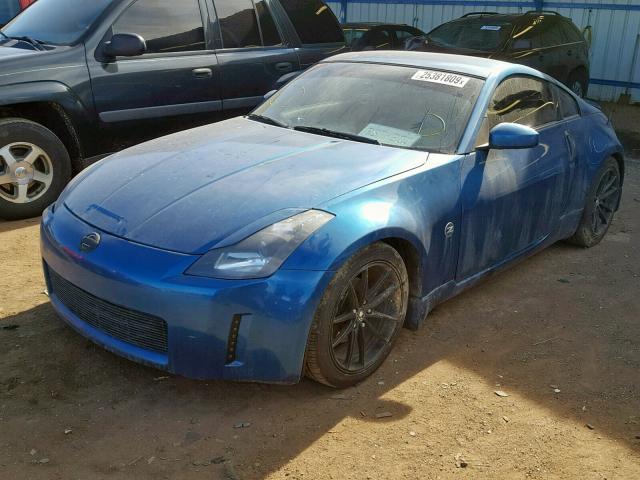 JN1AZ34D13T118699 - 2003 NISSAN 350Z COUPE BLUE photo 2