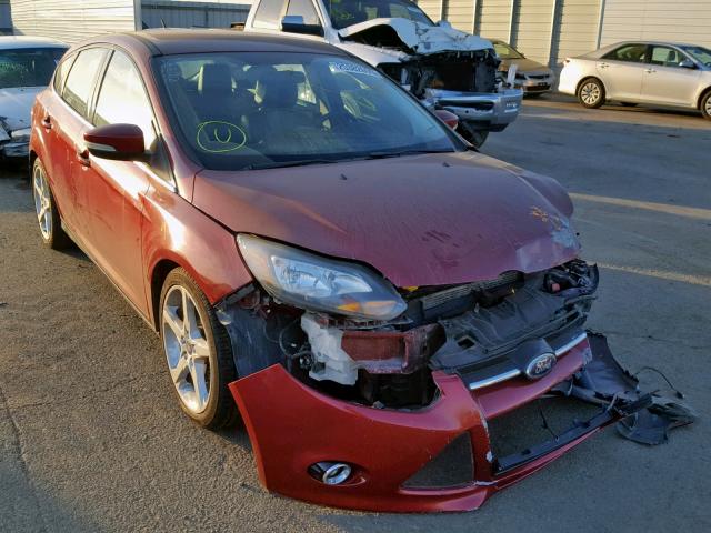 1FADP3N22EL131807 - 2014 FORD FOCUS TITA RED photo 1