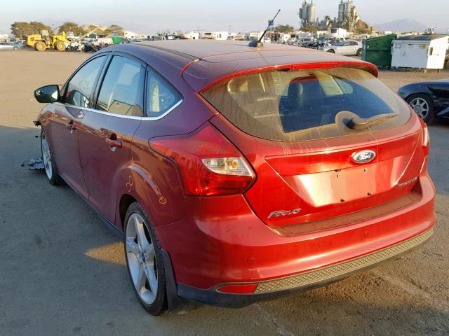 1FADP3N22EL131807 - 2014 FORD FOCUS TITA RED photo 3