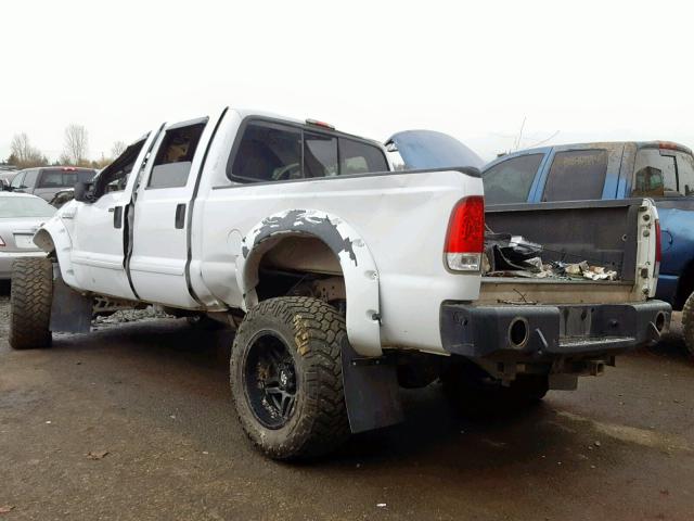 1FTWW31P45EB56476 - 2005 FORD F350 SRW S WHITE photo 3